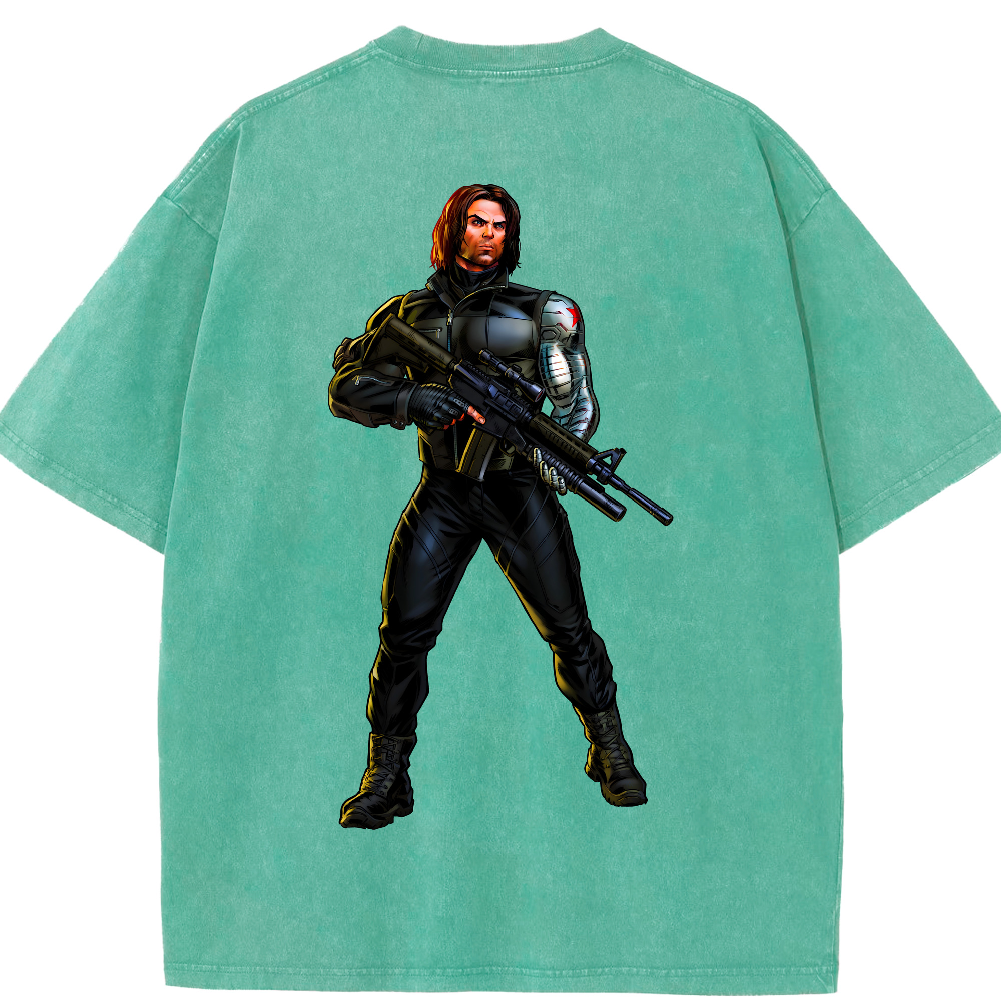 （画像用） アベンジャーズ The Avengers 綿100% ヴィンテージ風 半袖Tシャツ（背面プリント）